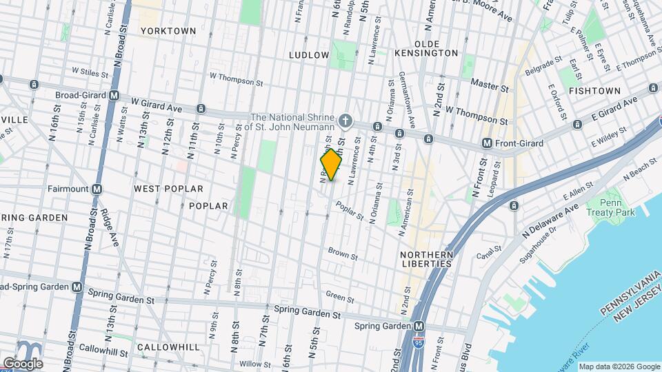 920 N 5th St Map and Location Details