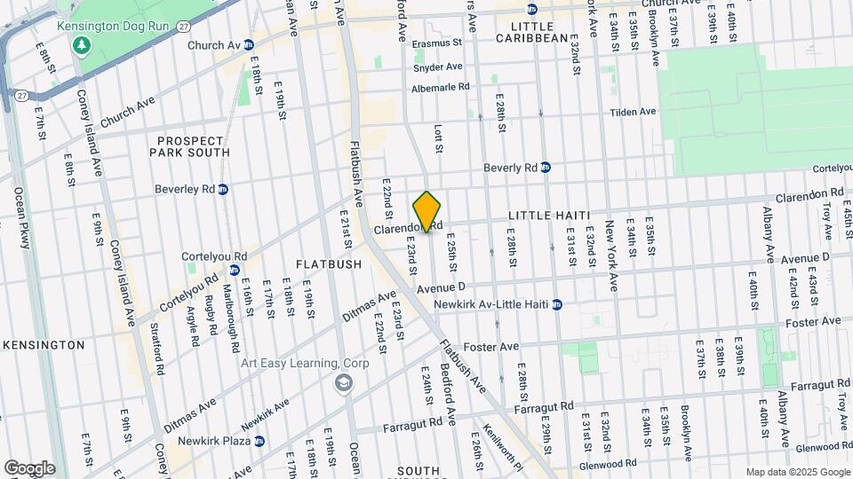 2500 Bedford Ave Mapa y Detalles de la Ubicación