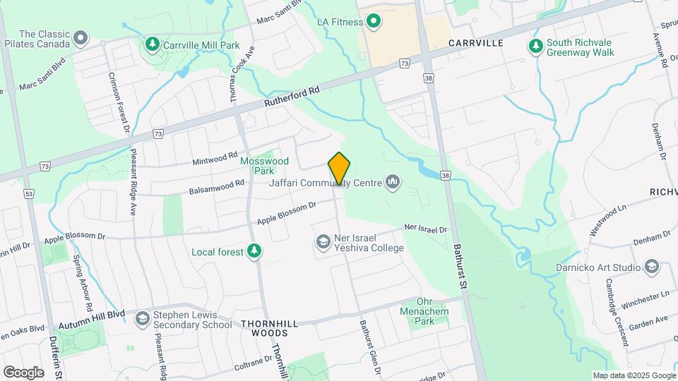 325 Bathurst Glen Dr Map and Location Details