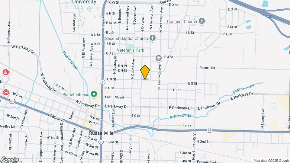 504 E G St Map and Location Details