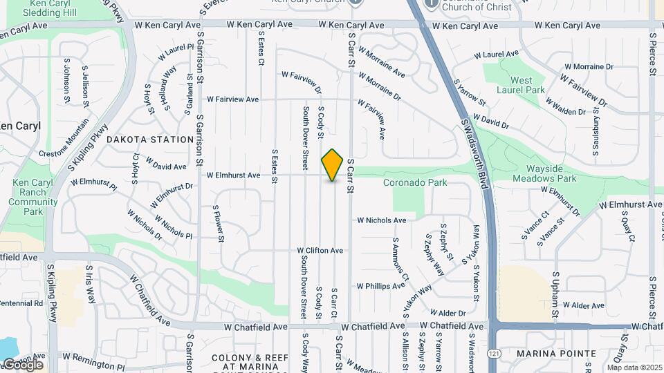 7923 S Carr Ct Map and Location Details