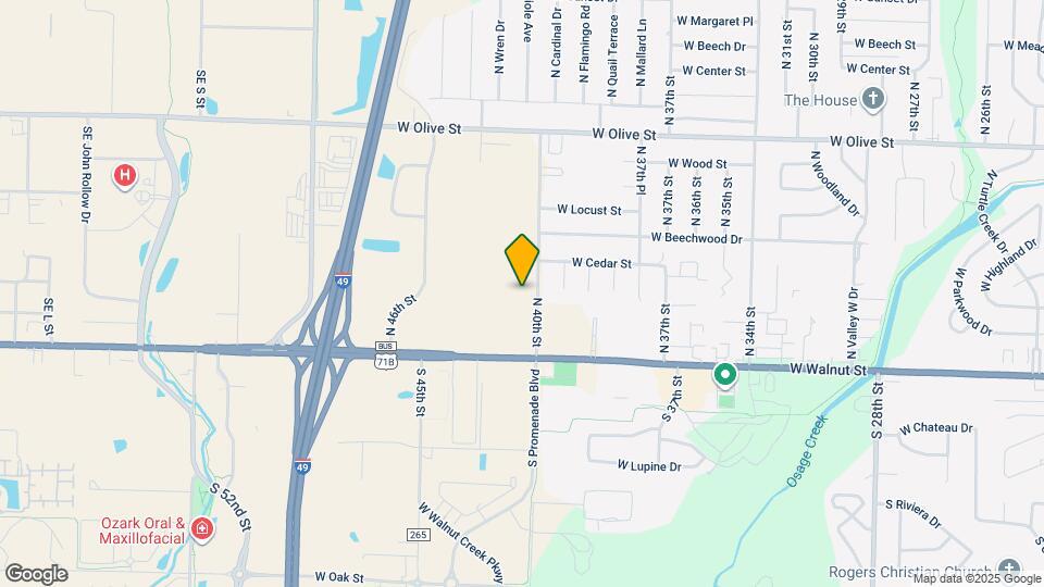 406 N 40th St Map and Location Details