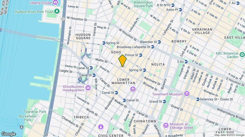 458 Broome St Map and Location Details