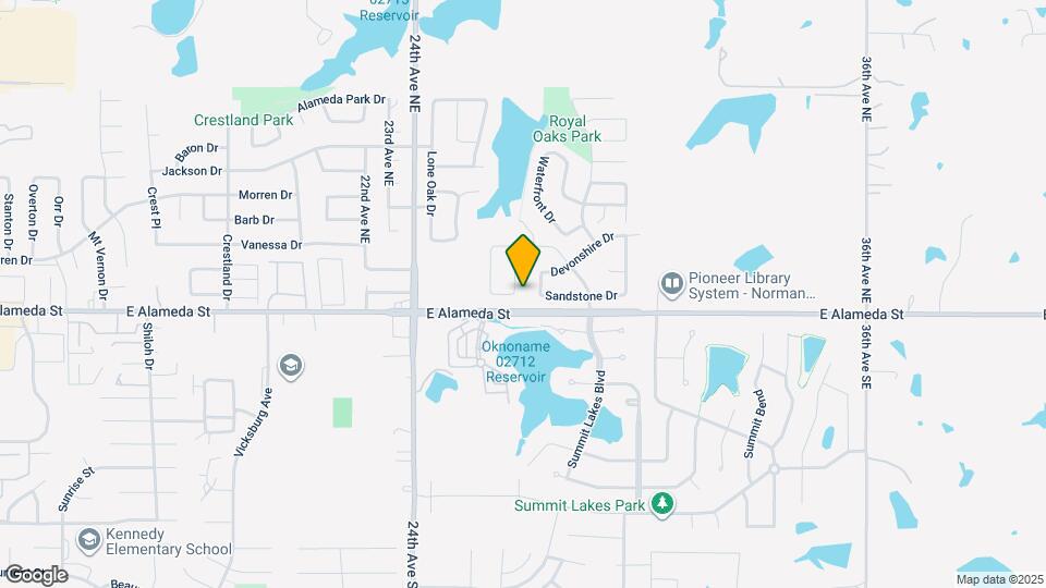 105 Great Oaks Dr Map and Location Details