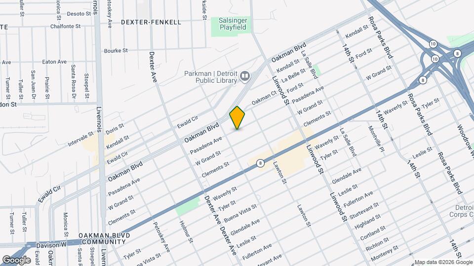 3005 Pasadena St Map and Location Details