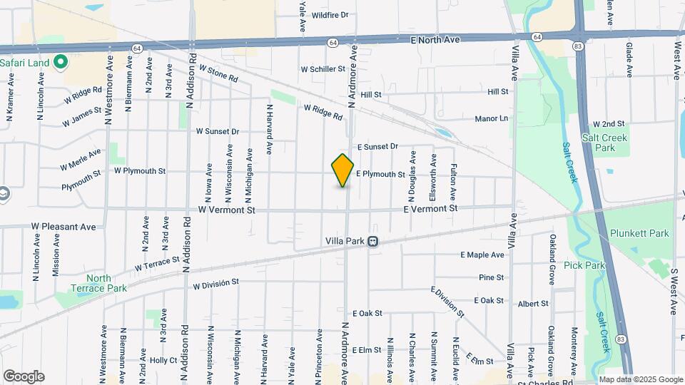 446 N Ardmore Ave Map and Location Details