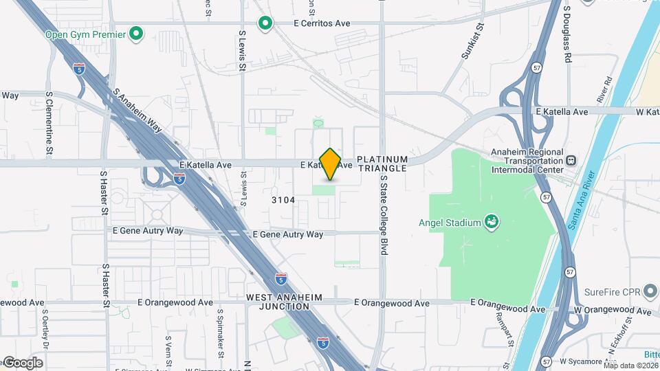 1720 Park St Map and Location Details