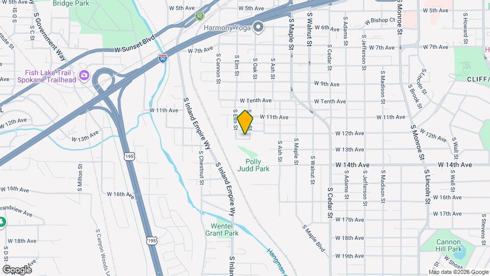 1212 S Oak St Map and Location Details