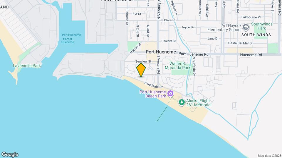 223 E Surfside Dr Map and Location Details