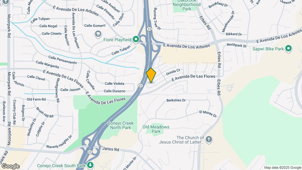 1656 Orinda Ct Map and Location Details