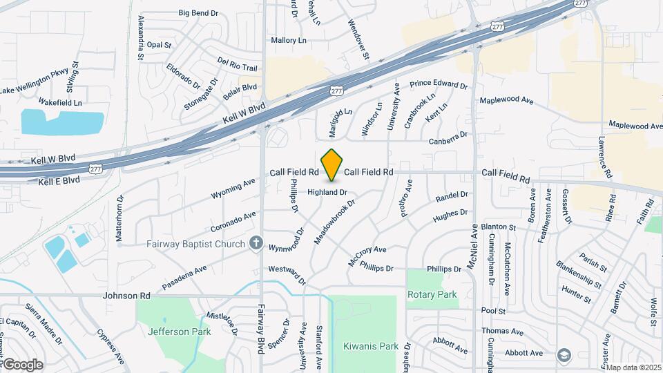 4210 Highland Dr Map and Location Details