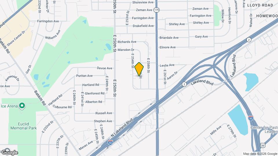 830 E 256th St Map and Location Details