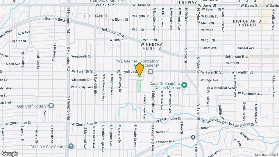 1509 W Page Ave, Unit B Map and Location Details