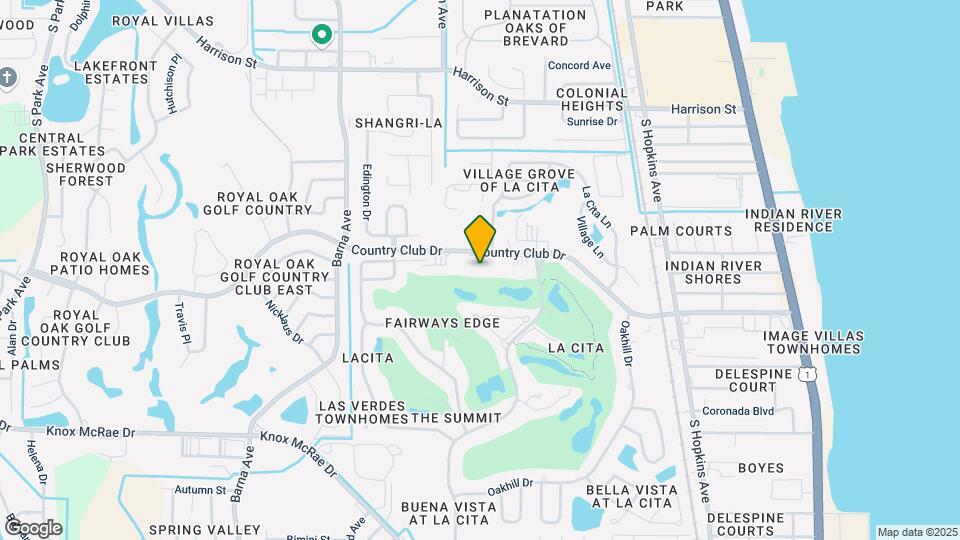 1051 Country Club Dr Map and Location Details