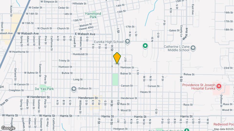 735 Huntoon St Map and Location Details