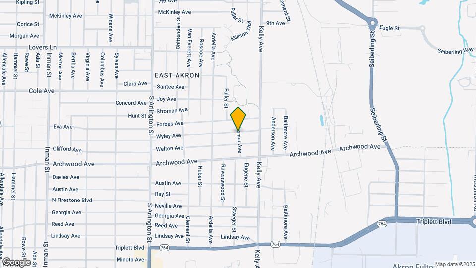 842 Kromer Ave Map and Location Details