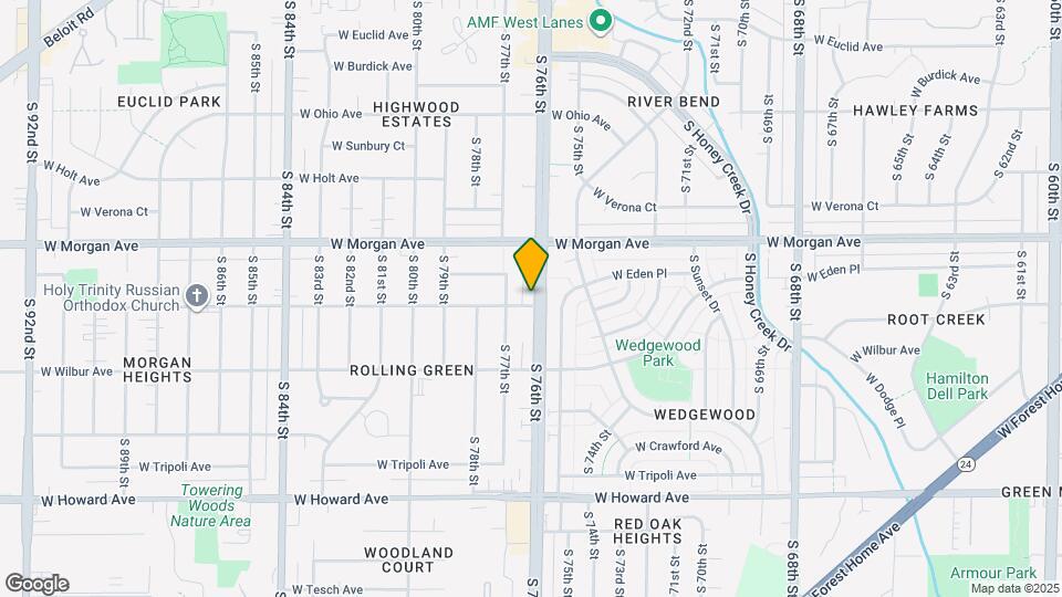 3573 S 76th St, Unit #4 Map and Location Details