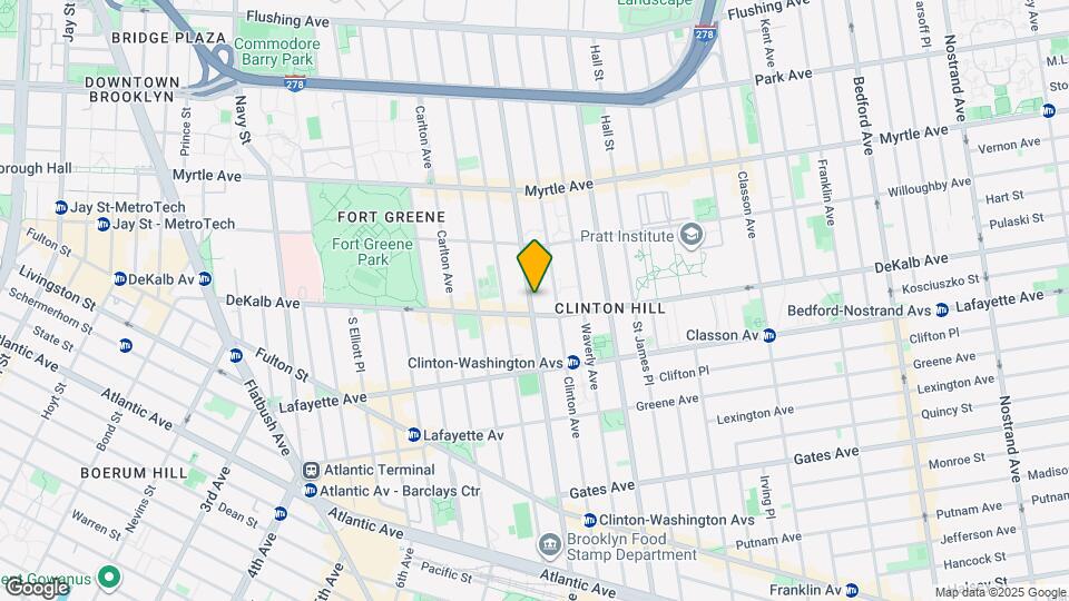 275 Vanderbilt Ave Map and Location Details