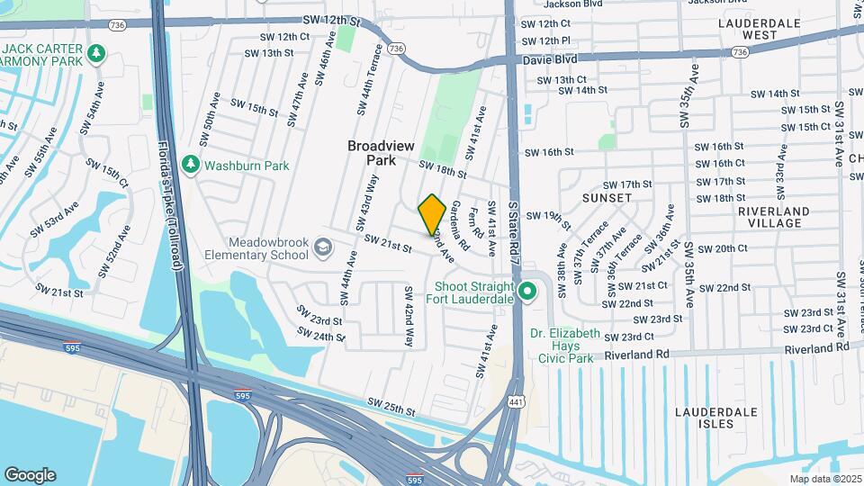 4210 SW 20th St Map and Location Details