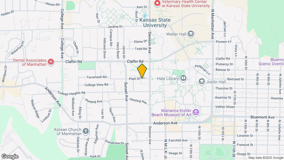 1823 Platt St Map and Location Details