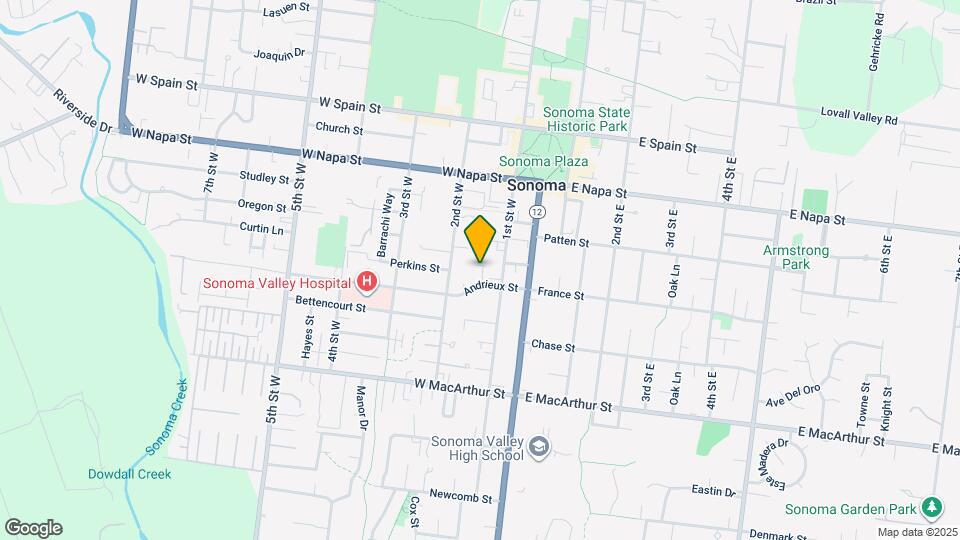 671 Spring Ln Map and Location Details