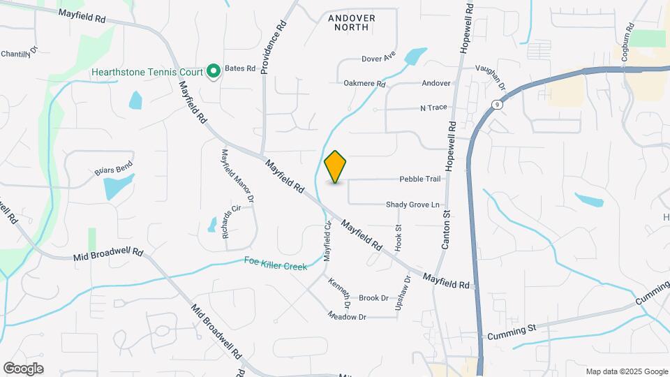 322 Pebble Trail Map and Location Details