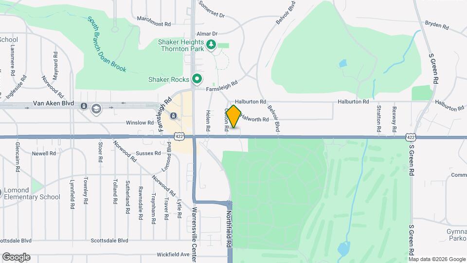20845 Chagrin Blvd Map and Location Details