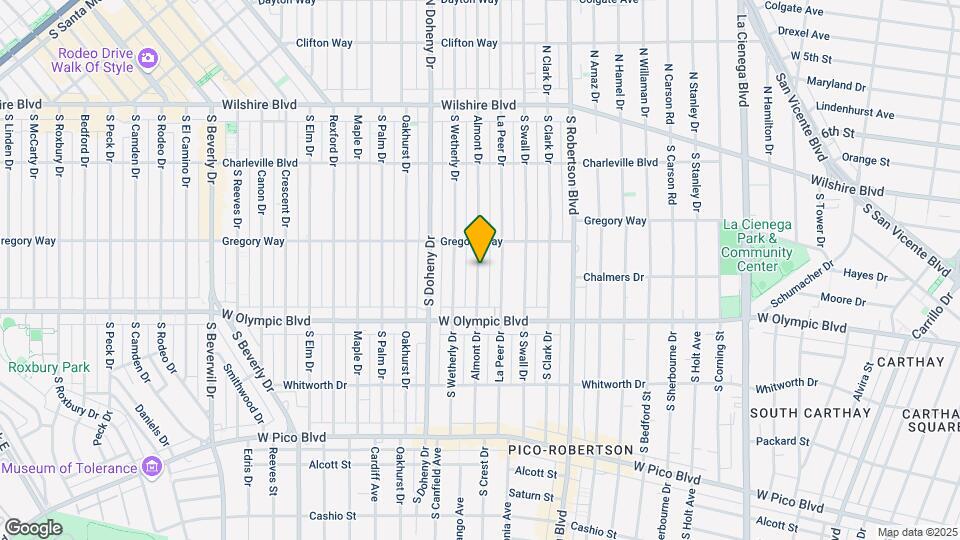 326 S Almont Dr Map and Location Details