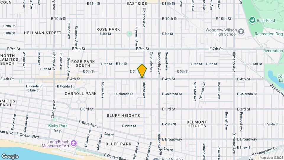 3150 E 4th St Map and Location Details
