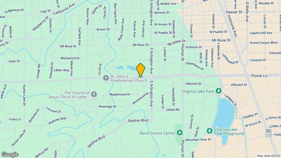 612 W Plumb Ln Map and Location Details