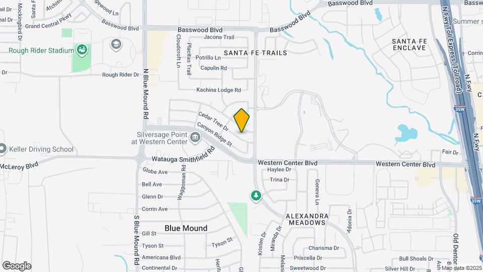 1933 Cedar Tree Dr Map and Location Details