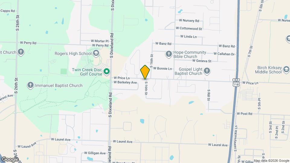 2402 S 16th St Map and Location Details