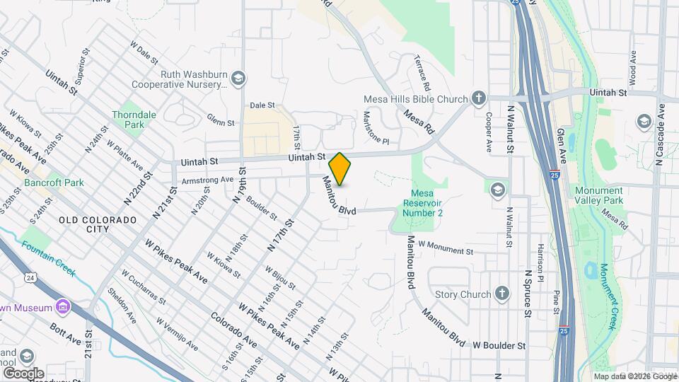 1614 Manitou Blvd Map and Location Details