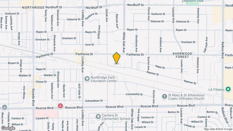 17731 Raymer St Map and Location Details