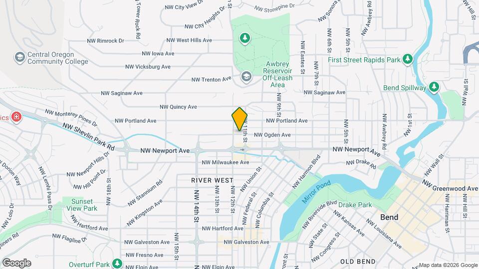 1132-1134 NW Ogden Ave Map and Location Details