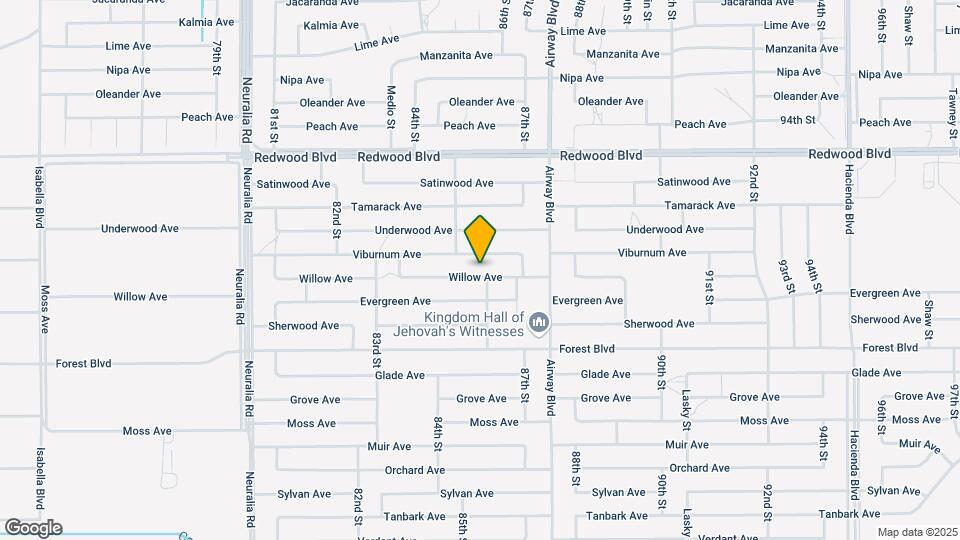 8549 Willow Ave Map and Location Details