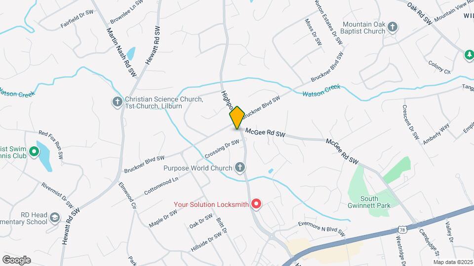 1805 Highpoint Rd Map and Location Details