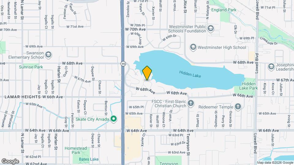 6870 Xavier Cir, Unit 4 Map and Location Details