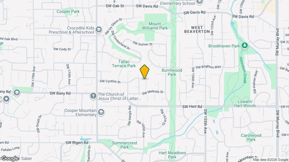 7125 SW 163rd Pl Map and Location Details