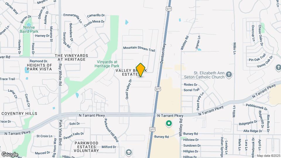 5825 Valley Haven Way Map and Location Details