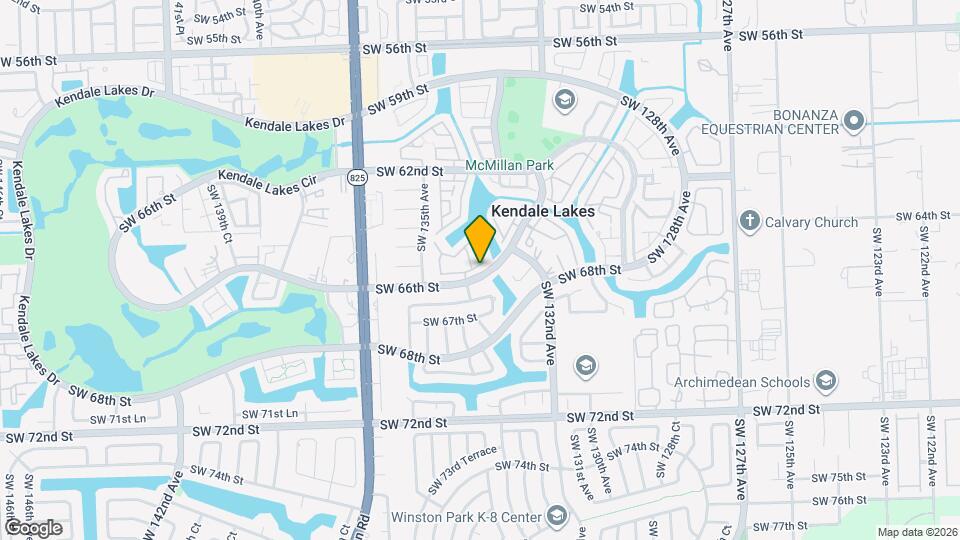 13328 SW 65th Ln Map and Location Details
