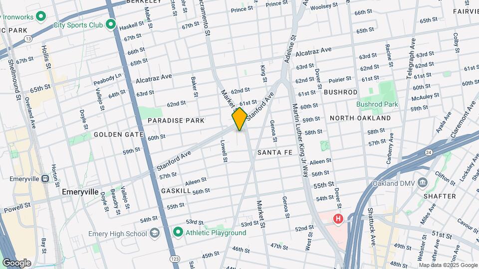 5848 Occidental St Map and Location Details