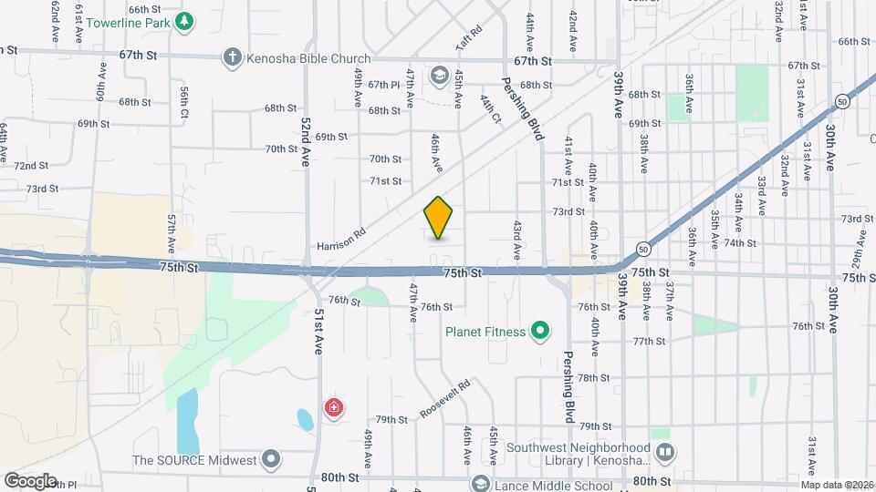 4529 74th Pl Map and Location Details