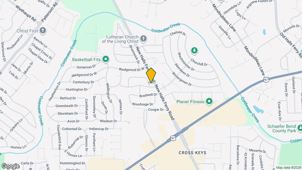 2685 Cheshire Dr Map and Location Details