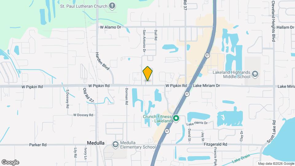 615 W Pipkin Rd Map and Location Details