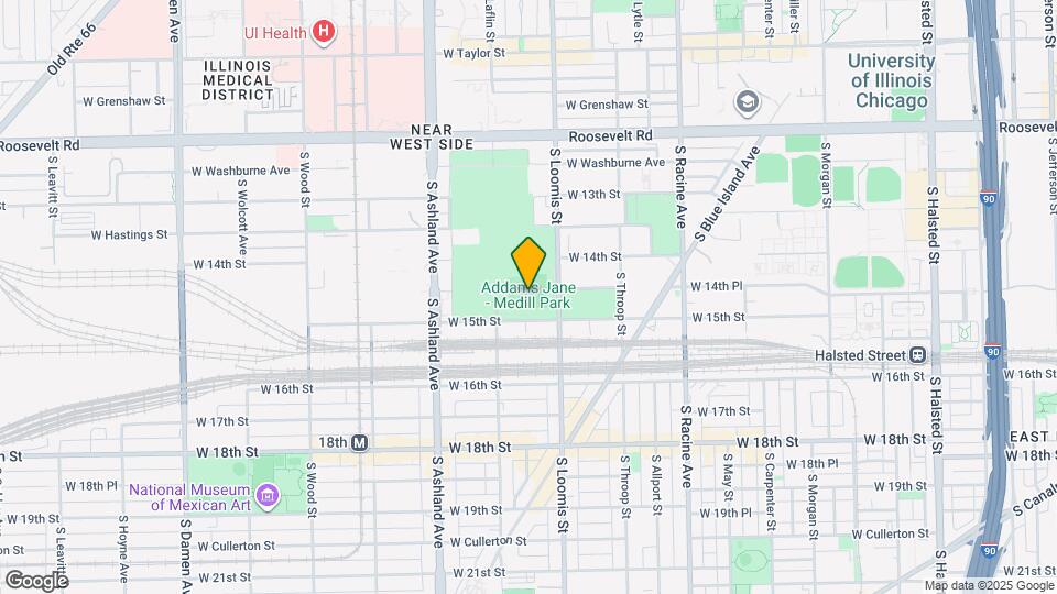 1429 W 15th St Map and Location Details