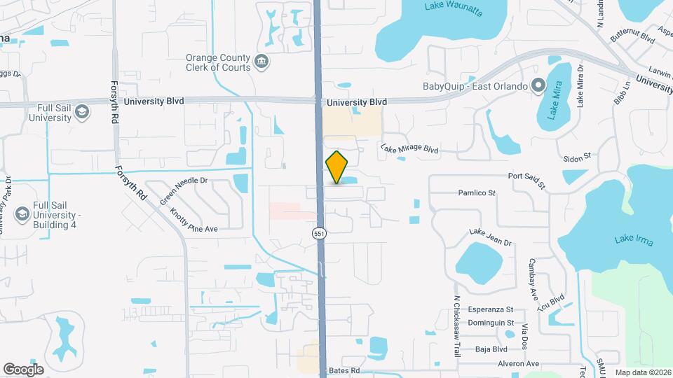 3651 Goldenrod Rd Map and Location Details