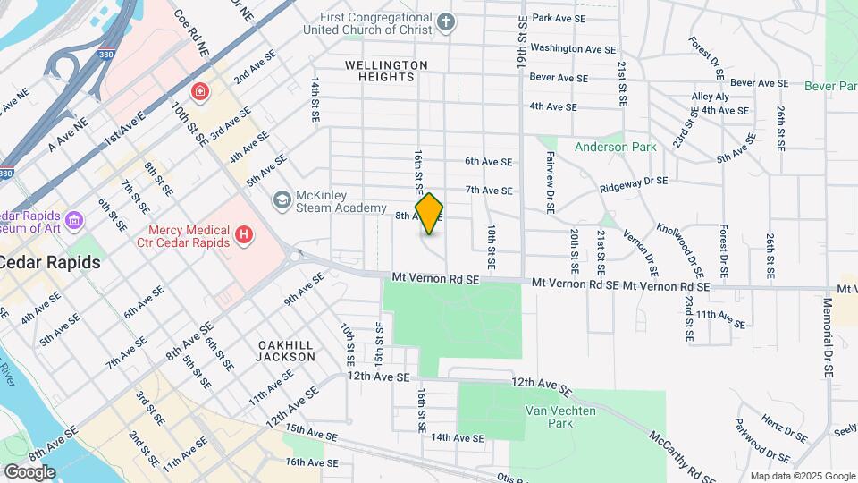 826 16th St SE Map and Location Details