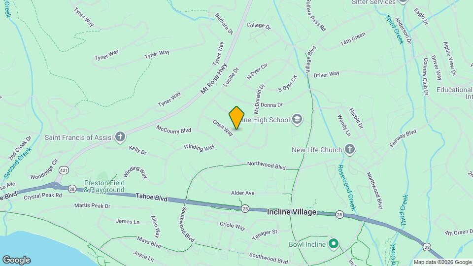 840 Oneil Way Map and Location Details