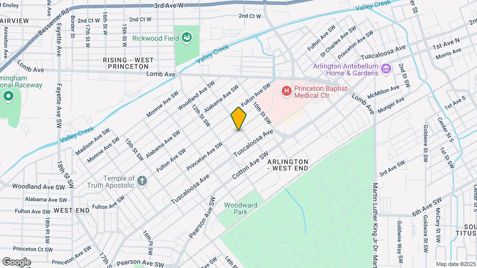 1101 Princeton Ave SW Map and Location Details